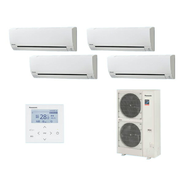 ●βパナソニック 業務用エアコン【PA-P224K7GVB】[分岐管セット] 壁掛形 同時ダブルツイン エコナビ(ワイヤード) 三相200V P224形 8.0馬力相当