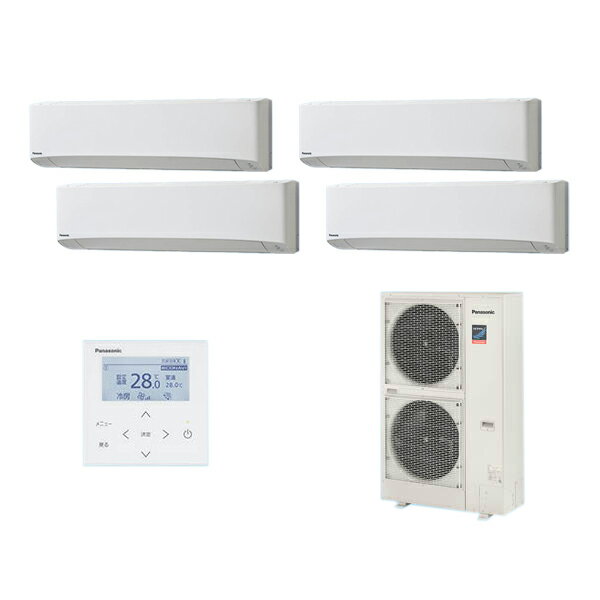 ●βパナソニック 業務用エアコン【PA-P280K7GVB】[分岐管セット] 壁掛形 同時ダブルツイン エコナビ(ワイヤード) 三相200V P280形 10.0馬力相当