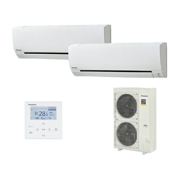 ●βパナソニック 業務用エアコン【PA-P112K7KDB】[分岐管セット] 壁掛形 フル暖 同時ツイン エコナビ(ワイヤード) 三相200V P112形 4.0馬力相当