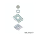 Яネグロス電工 【S-DHU-W3(10個)】ダクター吊り金具 ステンレス 適合ボルトW3/8