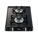 「本体と同時購入必須商品」###イースタン工業 加熱機器【PKD-230B】黒 Siセンサーコンロ 縦型2口ガスコンロ 受注生産〔FI〕