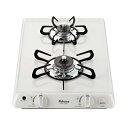 「本体と同時購入必須商品」###イースタン工業 加熱機器【PKD-230H】白 Siセンサーコンロ 縦型2口ガスコンロ 受注生産〔FI〕