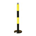 ####Ξカーボーイ 【GP-11A】ブラック/イエロー やわらかPUポール 80cm