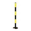 ####Ξカーボーイ 【GP-13A】ブラック/イエロー やわらかPUポール 120cm