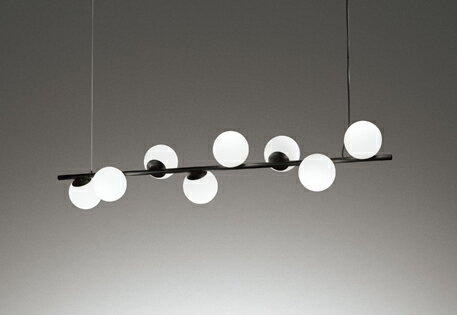 ▲βオーデリック/ODELIC 【OC257261NCR】シャンデリア 高演色LED 昼白色 調光 ねじ込式 ～10畳 LEDランプ マットブラック 調光器別売