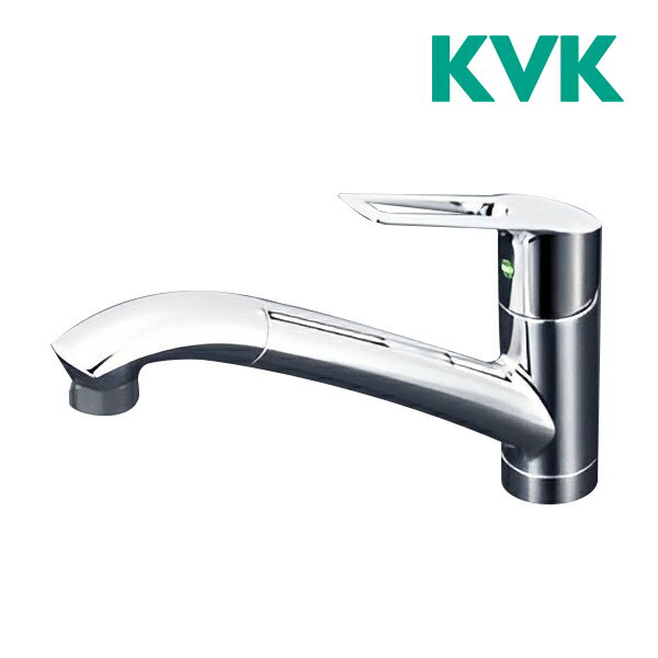 《在庫あり》◆15時迄出荷OK！KVK 水栓金具【KM5031TEC】流し台用シングルレバー式シャワー付混合栓 シャワー引出タイプ eレバー
