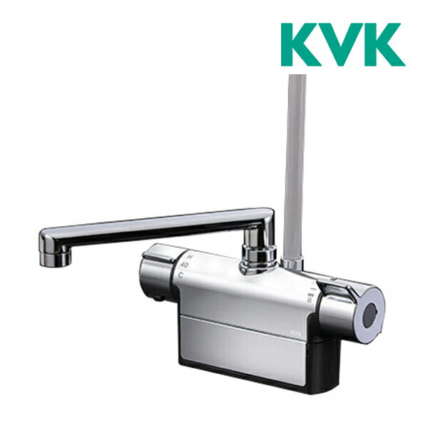 《在庫あり》◆15時迄出荷OK！KVK 水栓金具【FTB200DP2T】デッキ形サーモスタット式シャワー 取付ピッチ120mm 190mmパイプ付 一般地用 (旧品番 KF771YT)