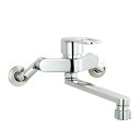 INAX/LIXIL キッチン用水栓金具【SF-WM432SY】キッチンシャワー付シングルレバー混合水栓 壁付タイプ クロマーレS(エコハンドル)〔IE〕