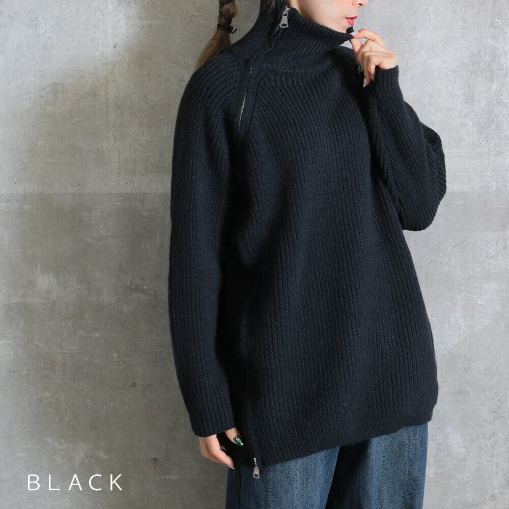 楽天市場】ジッパー（スタイル（ネック）タートルネック・ハイネック