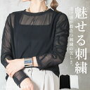 <必見!45%クーポンで3839円!>シースルー トップス シアー カットソー 長袖 重ね着 透け感 インナー メロウハイネック tシャツ レディース 春夏 黒...