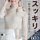 <23:59迄60%OFFで1712円!2点~>即納 ハイネック リブ ニット セーター tシャツ ニットソー レディース リブニット 長袖 カジュアル 無地 ...