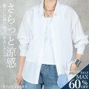 <23:59迄52%OFFで2390円!2点~>即納 シアーシャツ シアー レディース トップス シャツ ブラウス オーバーシャツ 羽織 体型カバー 長袖 薄手 ゆる ビッグサイズ 大きいサイズ 彼シャツ ドルマン 白シャツ 春 夏 無地 紫外線対策 UV対策 冷房対策