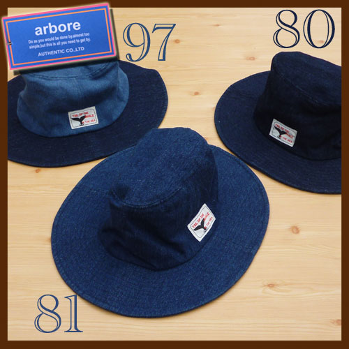 【SALE】30％OFFarbore【アーバー】デニム中折れハット46018867CUBESUGAR【キューブシュガー】【レディース アウトレット アウトドア 帽子 無地 セレブファッション ナチュラル 大人コーディネイト】【8000円以上送料無料】