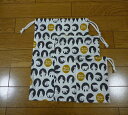 メール便送料無料!【ハンドメイド】巾着袋3点セット 北欧系ベアー ブラック系 (大・中・小)体操服入れ・シューズバッグ・コップ入れ・小物入れ【小学校 保育園 幼...