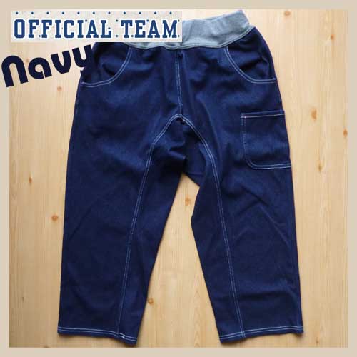 【SALE】30％OFFOFFICIAL TEAM【オフィシャルチーム】レディース2017SS商品 デニム　七分丈ズボンOT-17SS-911【8000円以上送料無料】