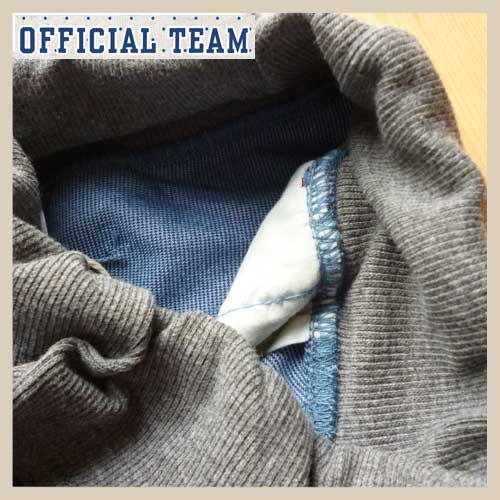 【SALE】30％OFFOFFICIAL TEAM【オフィシャルチーム】【80-140cm】2017SS商品 デニム　ズボン【8000円以上送料無料】
