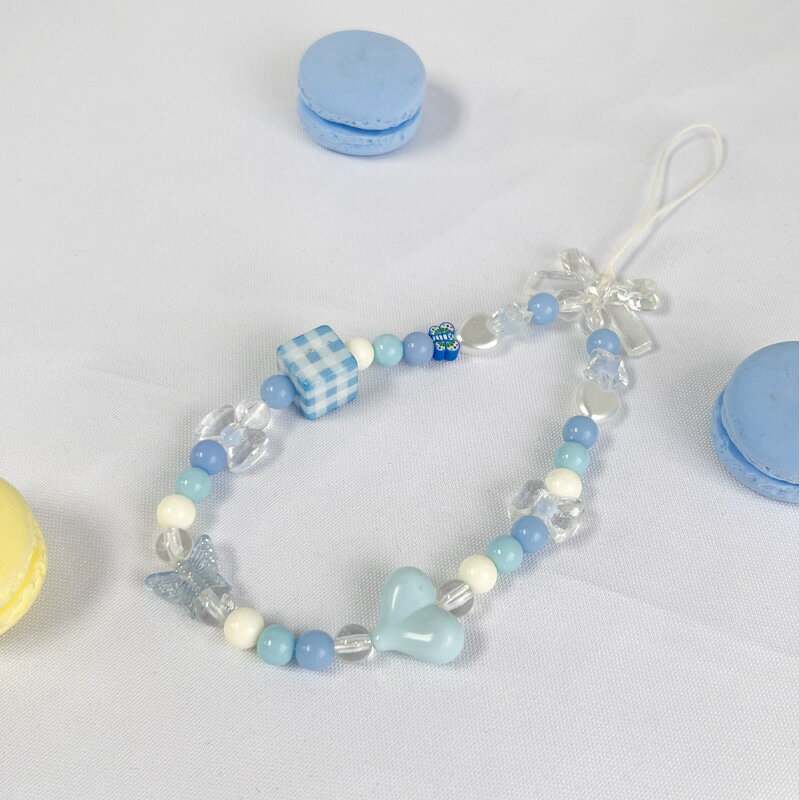 新品登場 インスタ風 ストラップシュガーキラフラワー キューブビーズ スマホネックレス 2WAYストラップ 女性らしい 上品 ギフト対応 夏の新作 携帯小物CCDカメラ用ビーズネックレース 携帯ストラップ 手提げ可能ギフトおすすめベストフレンドと一緒に