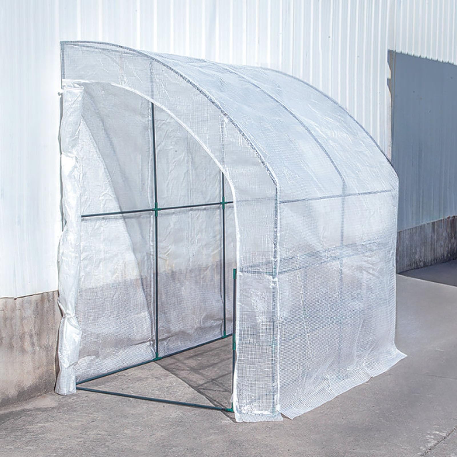 温室 ビニールハウス ビニール温室 大型 家庭用 ガーデン温室 簡易温室 折りたたみ 家庭菜園 前後ドア..