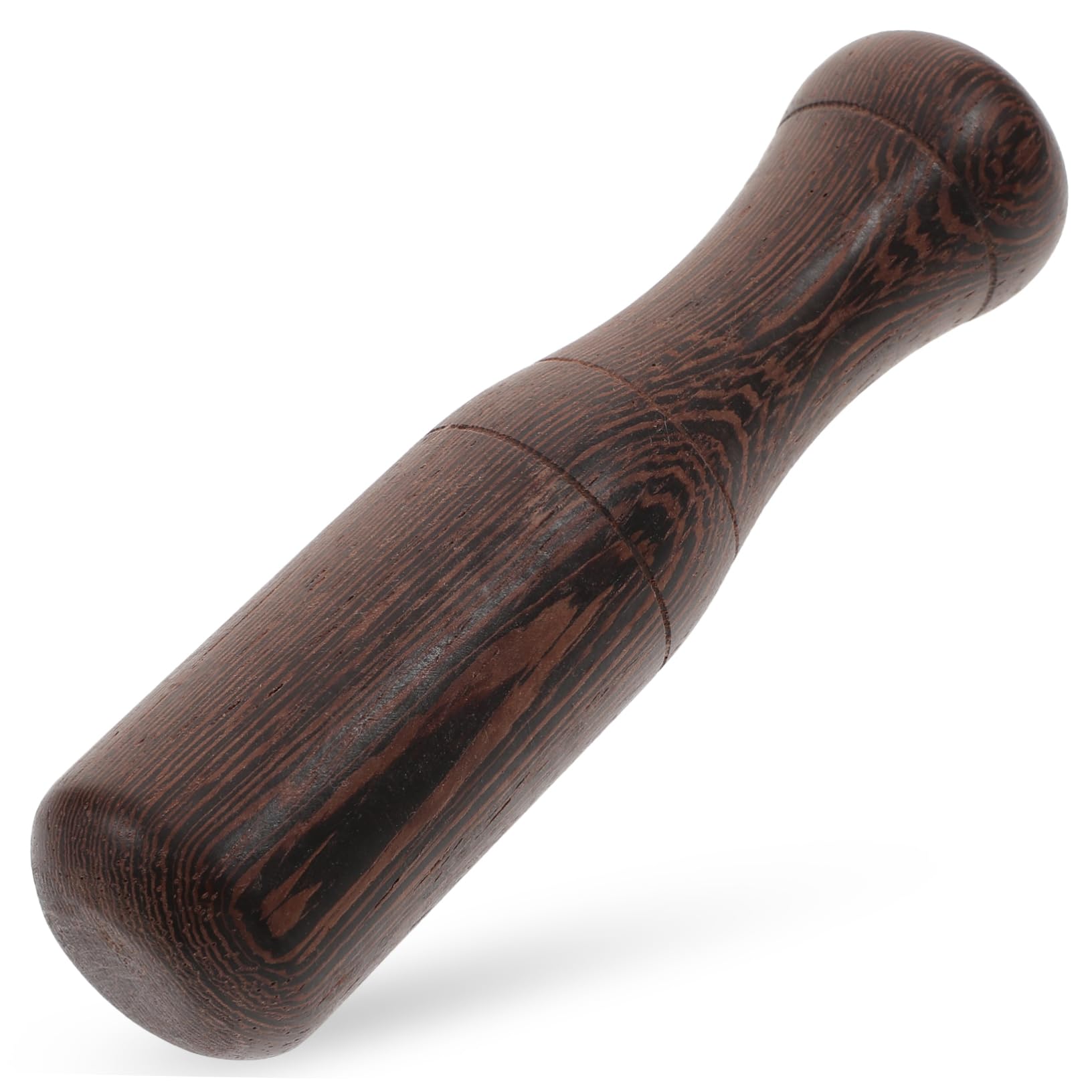 シー木製ガーリックマッシャー ペッスル 手彫り杵 人間工学設計 持ちやすい キッチン用 調味料や漢方薬..