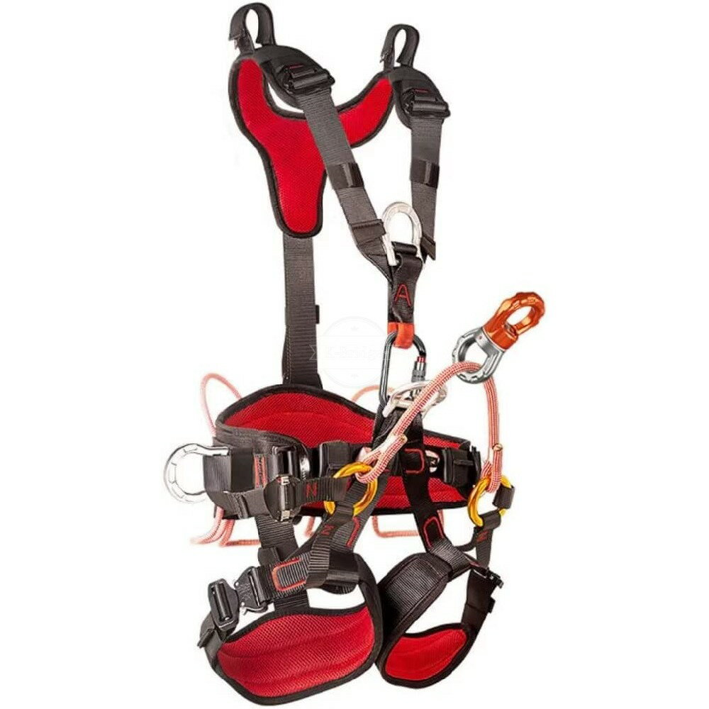 クライミングハーネス 調節可能 クライミング ラペリング用クライミングハーネス 安全ハーネスベルトフルボディ ハーフボディ アウトドア調節可能な安全ベルト 高耐久落下防止ハーネス ウエスト保護空中作業落下保護ベルト 厚い ハーフボディハーネス 火事でのレスキュー