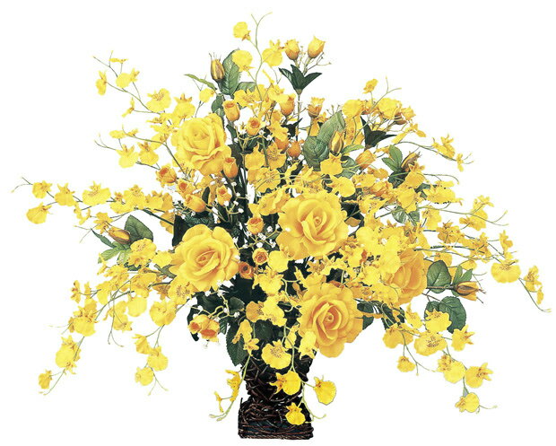 《アートフラワー》《造花》光触媒 光の楽園 ゴ―ルドエ―ス