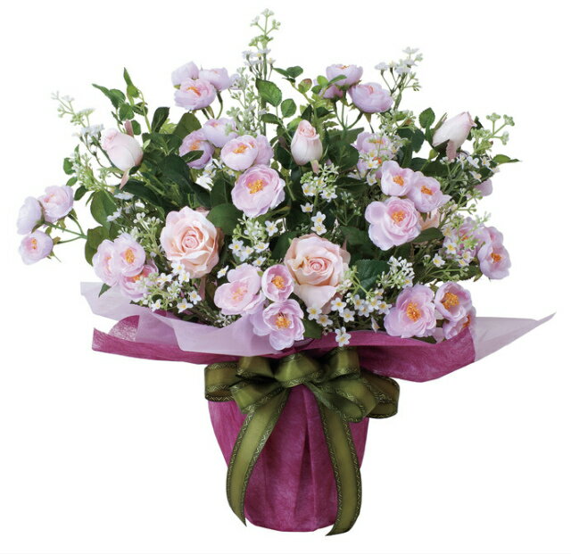 《アートフラワー》《人工観葉植物》光触媒 光の楽園 アイスルピンク