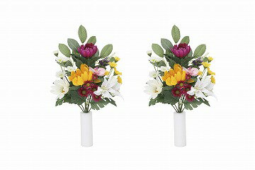 《仏花》《人工観葉植物》光触媒 光の楽園 上仏花中2個セット