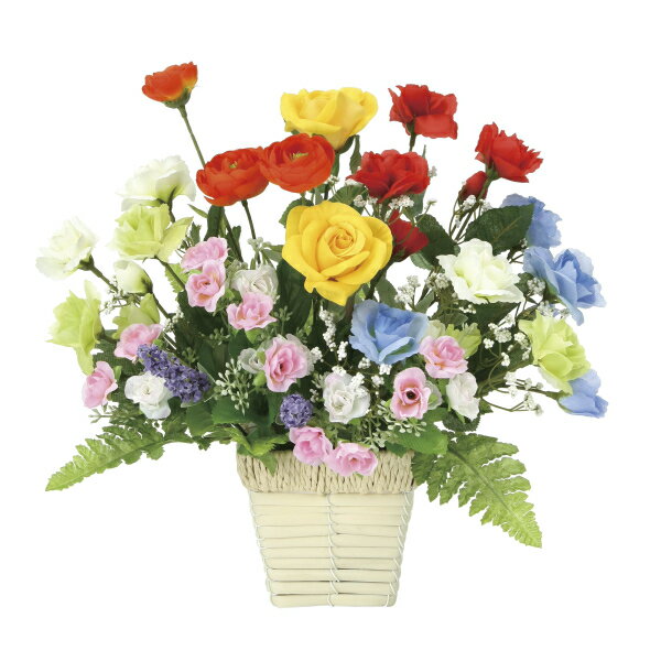 《アートフラワー》《造花》光触媒 光の楽園 開運8色フラワーS