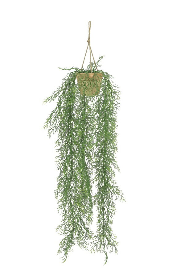 《アートグリーン》《人工観葉植物》光触媒 光の楽園 ウイローグラスハンガー(ポリ製)