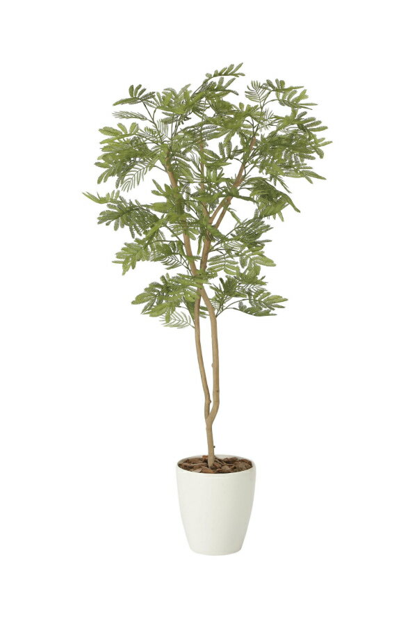 《アートグリーン》《人工観葉植物》光触媒 光の楽園 ねむの木1.3(ポリ製)