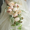 ブーケ 造花 ウェディングブーケ ブライダル 結婚式 前撮 ブーケ 手作り 海外挙式 キャンディーブーケ フラワー インテリア おじゃれ アレンジメント 花嫁 ...