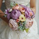 ブーケ 造花 ウェディングブーケ ブライダル 結婚式 前撮 ブーケ 手作り 海外挙式 キャンディーブーケ フラワー インテリア おじゃれ アレンジメント 花嫁 ...