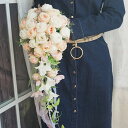 ブーケ 造花 ウェディングブーケ ブライダル 結婚式 前撮 ブーケ 手作り 海外挙式 キャンディーブーケ フラワー インテリア おじゃれ アレンジメント 花嫁 ...