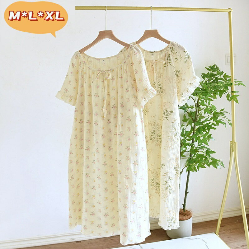 ルームウェア 夏 レディース ワンピース 半袖 綿 ルームウェア レディース ワンピース 半袖 大きいサイズ 部屋着 カジュアル ナイトウェア 寝巻き 夏 柔ら...