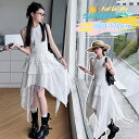 キッズ ワンピース 夏 女の子 ワンピース ノースリーブ 160 130 白 親子 子供服 女の子 夏服 ワンピース 可愛い 大きいサイズ 韓国子供服 おしゃれ 小学生 中学生 結婚式 発表会 きれいめ 通学 通園 幼稚園 中学校 小学校 120cm 130cm 140cm 150cm 160cm 170cm