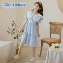 キッズ ワンピース 夏 子供服 女の子 ワンピース 可愛い 大きいサイズ 韓国子供服 おしゃれ 小学生 中学生 高校生 きれいめ 通学 通園 幼稚園 中学校 小学校 120cm 130cm 140cm 150cm 160cm 165cm