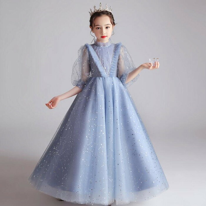 子供ドレス こども 発表会 袖付き 袖あり ドレス ミニ ロング プリンセスドレス 子供 ピアノ発表会 ドレス キッズドレス 結婚式 子供ワンピース 演奏会 可愛い おしゃれ スジュニア ドレス フォーマル ガールズ 100cm 110cm 120cm 130cm 140cm 150cm 160cm 2