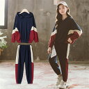 子供服 女の子 春秋 セットアップ 綿 2点セット ダンス服 運動 トップス ズボン パンツ カジュアル ナチュラル 可愛い 韓国 子供 服 おしゃれ 幼稚園 小学生 中学生 通園 通学 大人っぽい キッズ きれいめ 110cm 120cm 130cm 140cm 150cm 160cm