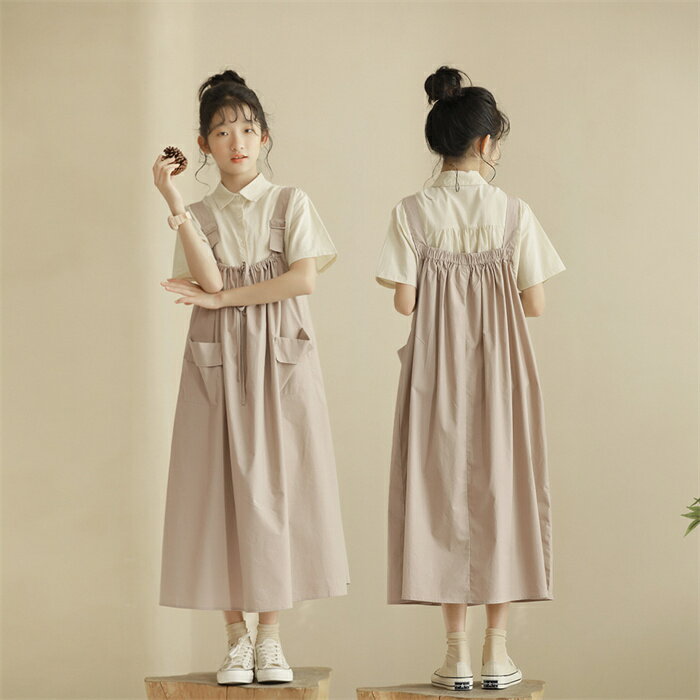 楽天クローバーショップスキッズ セットアップ 女の子 夏 綿 2点セット 150 親子 韓国子供服 女の子 トップス スカート カジュアル ナチュラル 可愛い 韓国 子供 服 おしゃれ 幼稚園 小学生 中学生 通園 通学 大人っぽい キッズ きれいめ 130cm 140cm 150cm 160cm 170cm