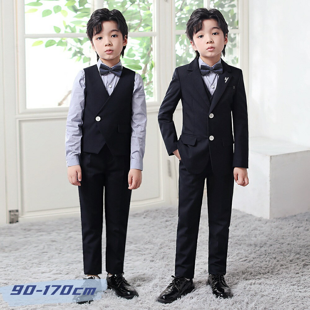 フォーマルスーツ 男の子 キッズ 入学式 スーツ 男の子 おしゃれ 子供スーツ 男の子 卒業式 卒園式 発表会 演奏会 演出 ベビースーツ 誕生日 子供スーツ ...