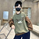スウェットシャツ 男の子 春 秋 運動 キッズ プルオーバー 子供服 男の子 パーカー 大きいサイズ 通園 通学 小学生 中学生 高校生 韓国子供服 可愛い 120cm 130cm 140cm 150cm 160cm 170cm(4)