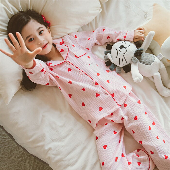 楽天クローバーショップスキッズ パジャマ 女の子 長袖 上下セット 春 秋 綿 パジャマ 子供 ルームウェア 前開き 襟付き 部屋着 長袖 かわいい おしゃれ 寝間着 子ども 可愛い ジュニア 110cm 120cm 130cm 140cm 150cm 160cm