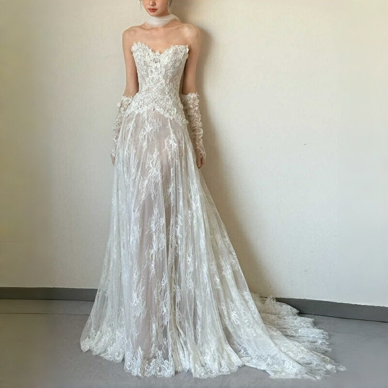 ウエディングドレス 二次会ドレス Aラインドレス オフショルダー 結婚式 海外挙式 前撮り 後撮り 花嫁 結婚式 ブライダル 披露宴 ガーデンウエディング パーティードレス ロングドレス wedding dress 白 S M L XL