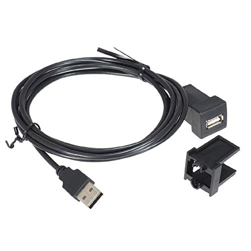 ビートソニック USB延長ケーブル USB13 トヨタ/ダイハツ車用 スペアスイッチホールがUSB入力端子に変身 純正のような取付が可能 !