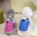 犬の服 ペット 夏服 犬服 Tシャツ リード用リング付き ドッグウェア ト 春夏 ベスト 薄く袖なし 可愛い ペット トップス 通気性 小中型犬 子犬 猫 女の...