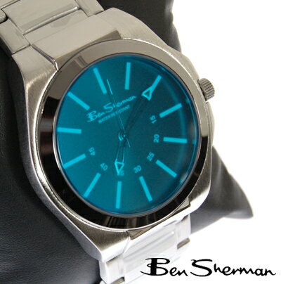 楽天CLOZEST モッズメンズレディースベンシャーマン Ben Sherman 腕時計 ブルー フェイス メンズ モッズ ファッション ステンレス スティール ベルト 腕 時計 アナログ ウォッチ UK モッズ bs040 ギフト トラッド