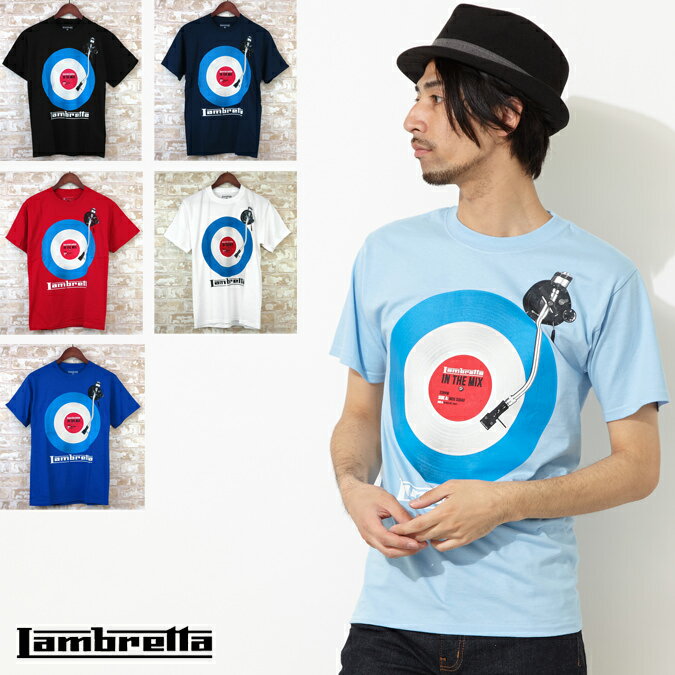 Lambretta Tシャツ 6色 イン ザ ミックス ターゲットマーク ランブレッタ メンズ ギフト トラッド