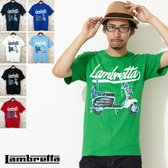 Lambretta Tシャツ 7色 スクーター ランブレッタ メンズ ギフト トラッド