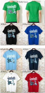 SALE セール ! Lambretta Tシャツ 7色 スクーター ランブレッタ メンズ プレゼント ギフト