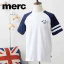 メルクロンドン メンズ Tシャツ 67プリントラグランTシャツ 半袖 新作 20Merc London ホワイト スポーティー コットン ユニセックス ギフト プレゼント トラッド